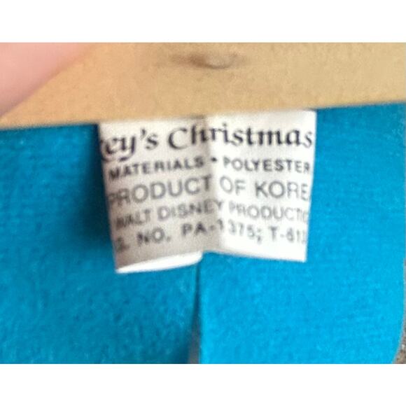 Vintage 1984 Disney Mickey's Christmas Carol Goofy Plush - Picture 6 of 6